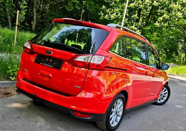 Ford Grand C-MAX cena 51900 przebieg: 128000, rok produkcji 2017 z Elbląg małe 667